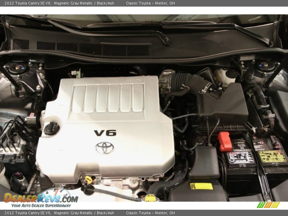 2012 Toyota Camry SE V6 Magnetic Gray Metallic / Black/Ash Photo #31