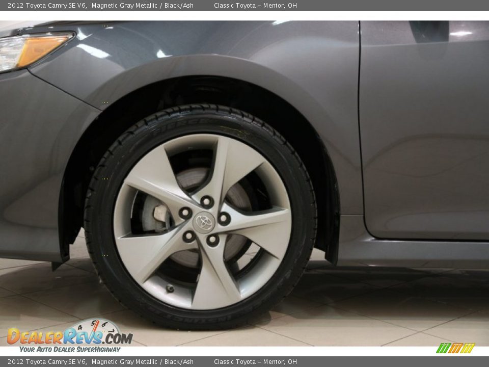 2012 Toyota Camry SE V6 Magnetic Gray Metallic / Black/Ash Photo #32