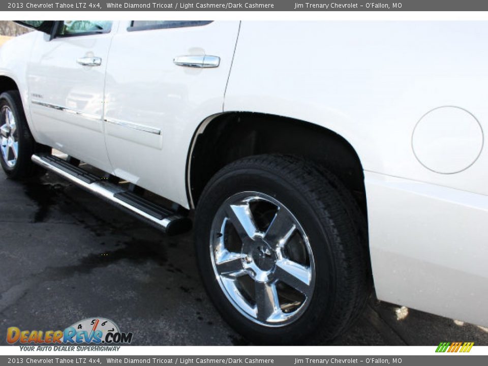 2013 Chevrolet Tahoe LTZ 4x4 White Diamond Tricoat / Light Cashmere/Dark Cashmere Photo #4