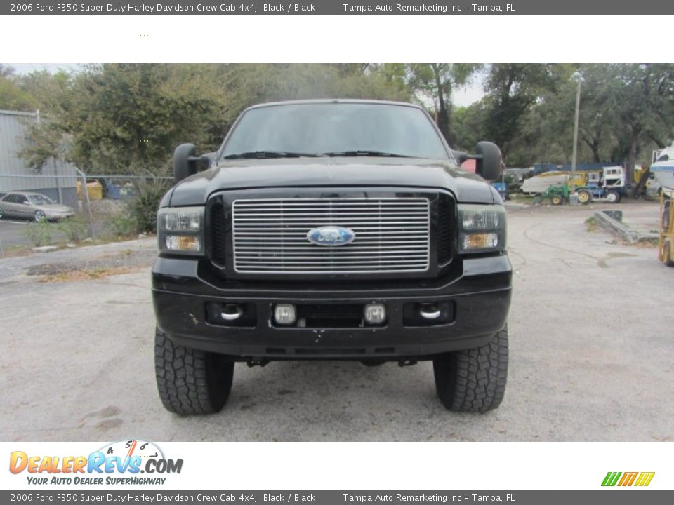 2006 Ford F350 Super Duty Harley Davidson Crew Cab 4x4 Black / Black Photo #1