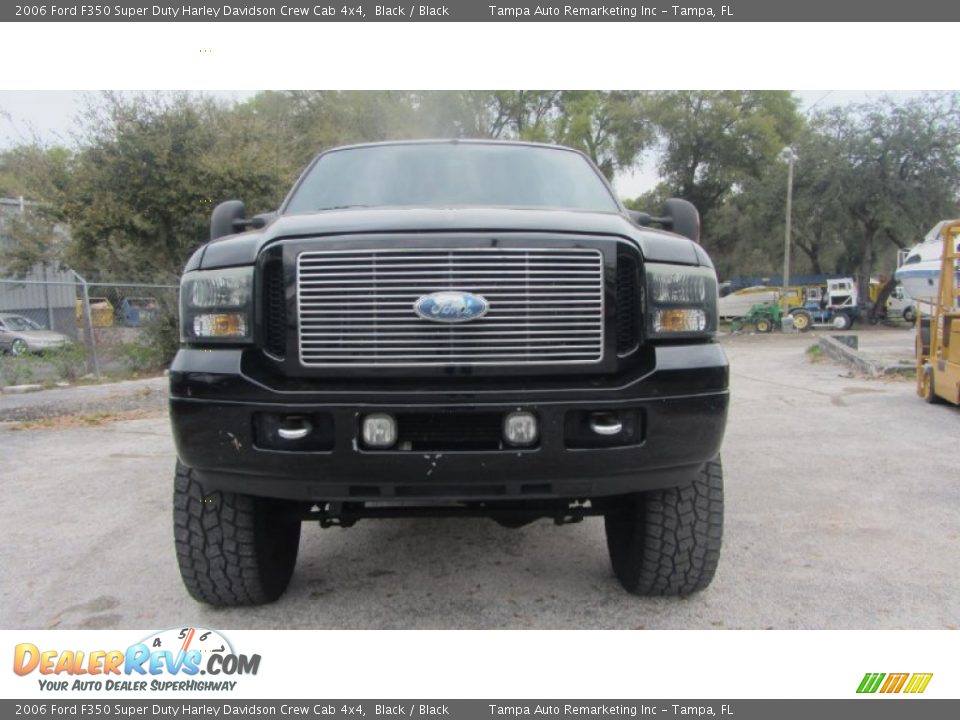 2006 Ford F350 Super Duty Harley Davidson Crew Cab 4x4 Black / Black Photo #2