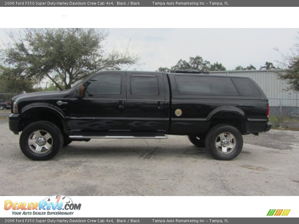 2006 Ford F350 Super Duty Harley Davidson Crew Cab 4x4 Black / Black Photo #7