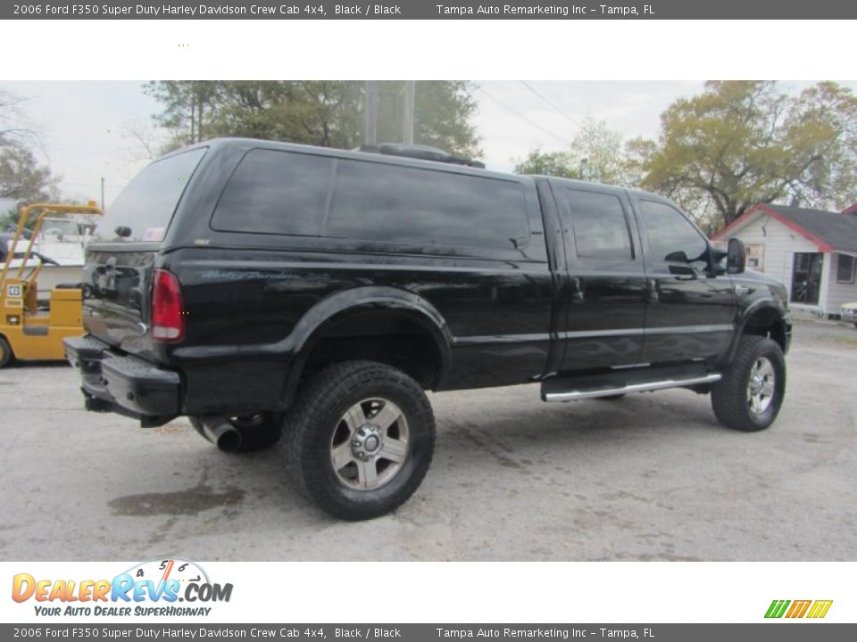 2006 Ford F350 Super Duty Harley Davidson Crew Cab 4x4 Black / Black Photo #10
