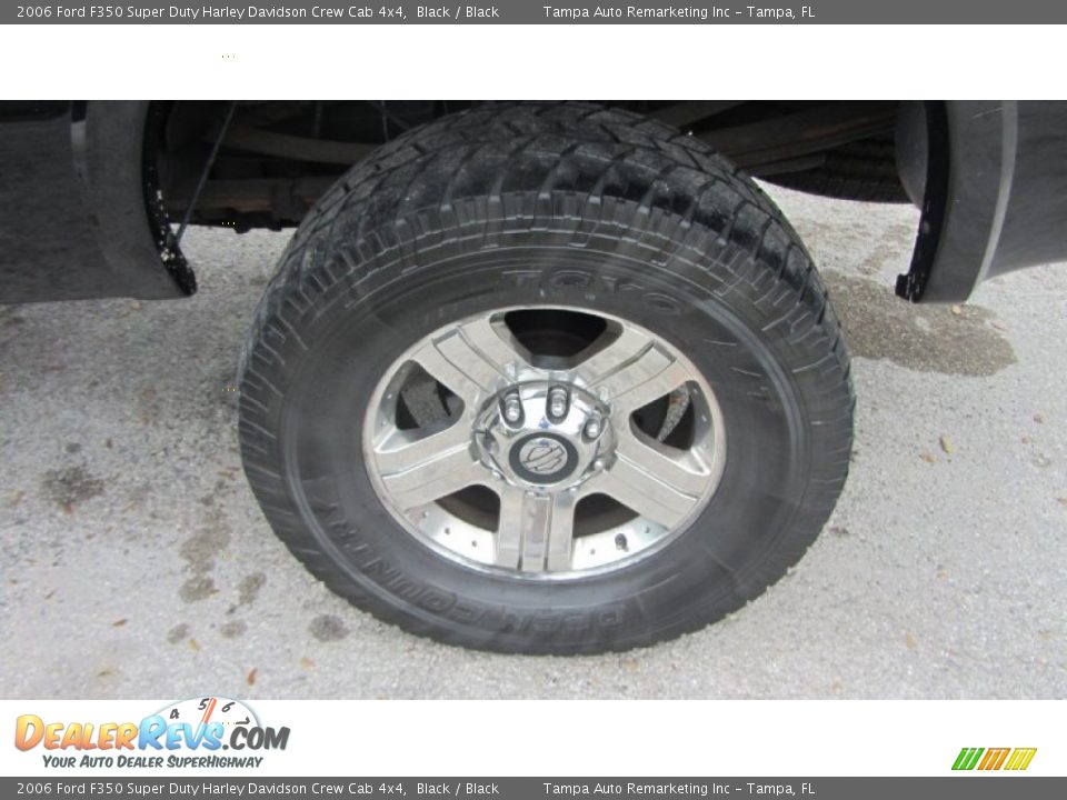 2006 Ford F350 Super Duty Harley Davidson Crew Cab 4x4 Black / Black Photo #17