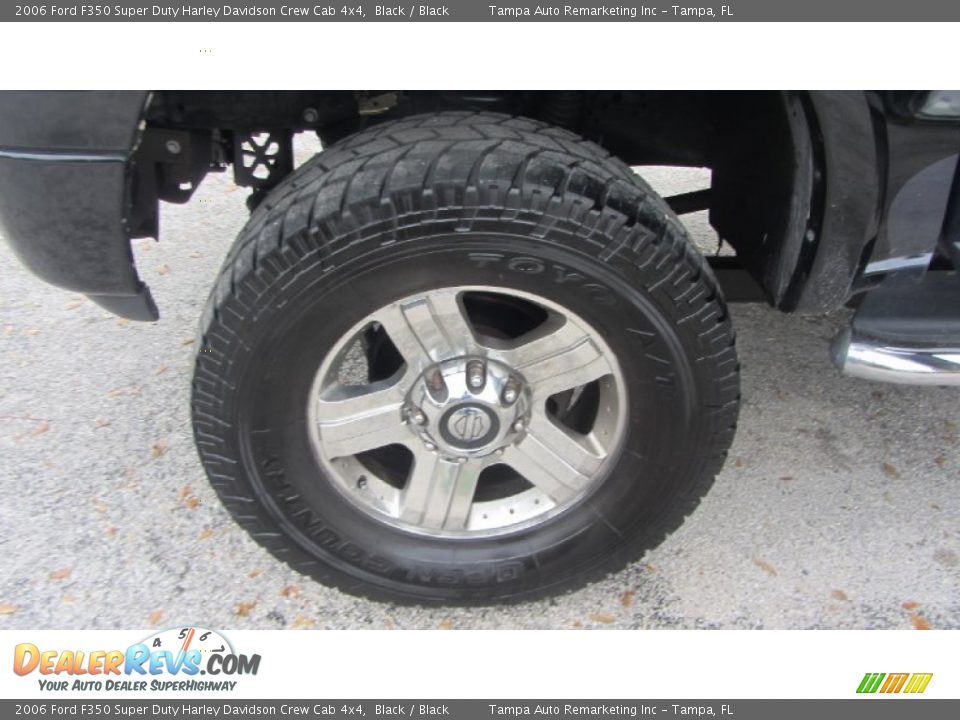 2006 Ford F350 Super Duty Harley Davidson Crew Cab 4x4 Black / Black Photo #18