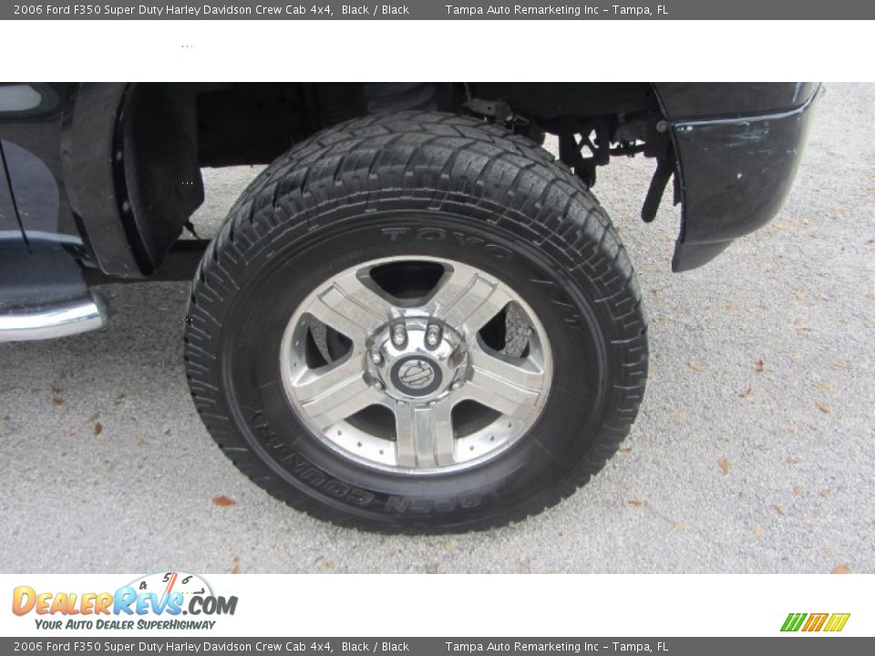 2006 Ford F350 Super Duty Harley Davidson Crew Cab 4x4 Black / Black Photo #19