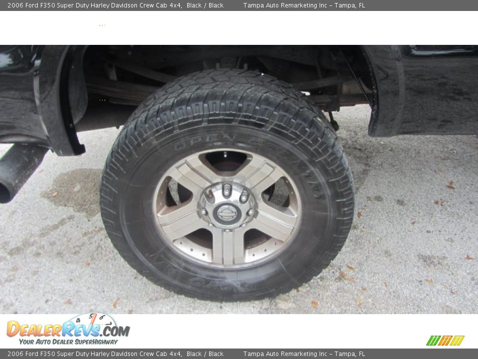 2006 Ford F350 Super Duty Harley Davidson Crew Cab 4x4 Black / Black Photo #20