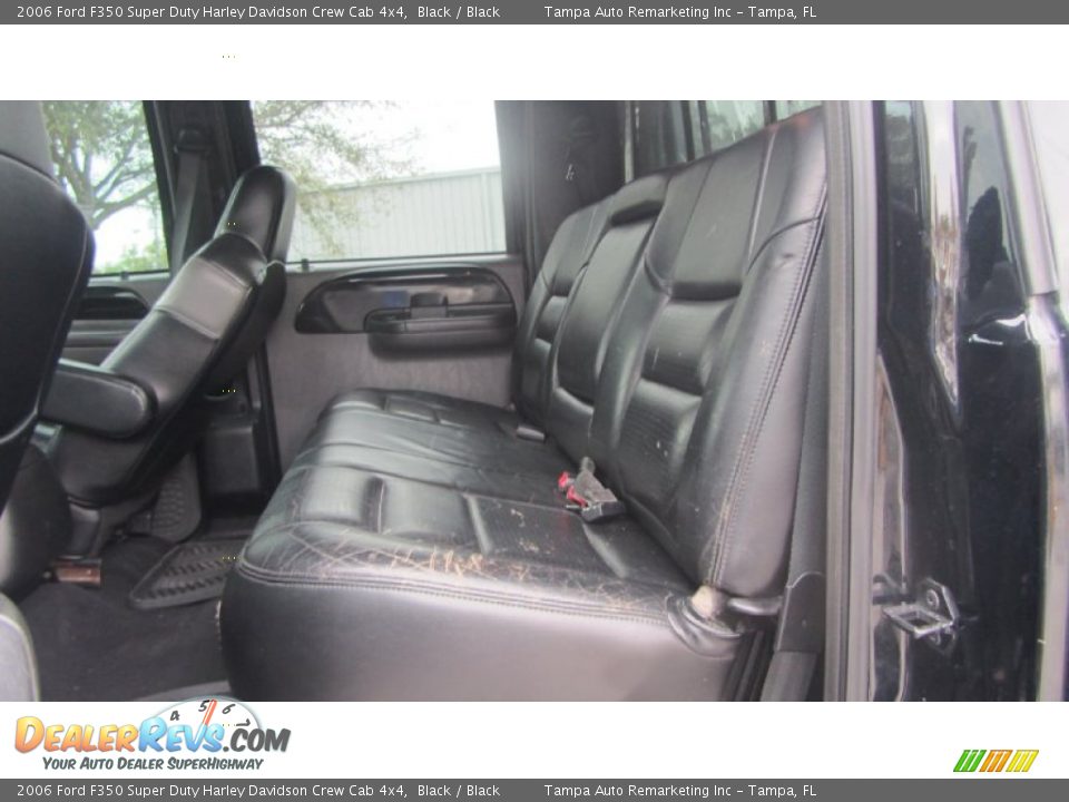 Rear Seat of 2006 Ford F350 Super Duty Harley Davidson Crew Cab 4x4 Photo #24