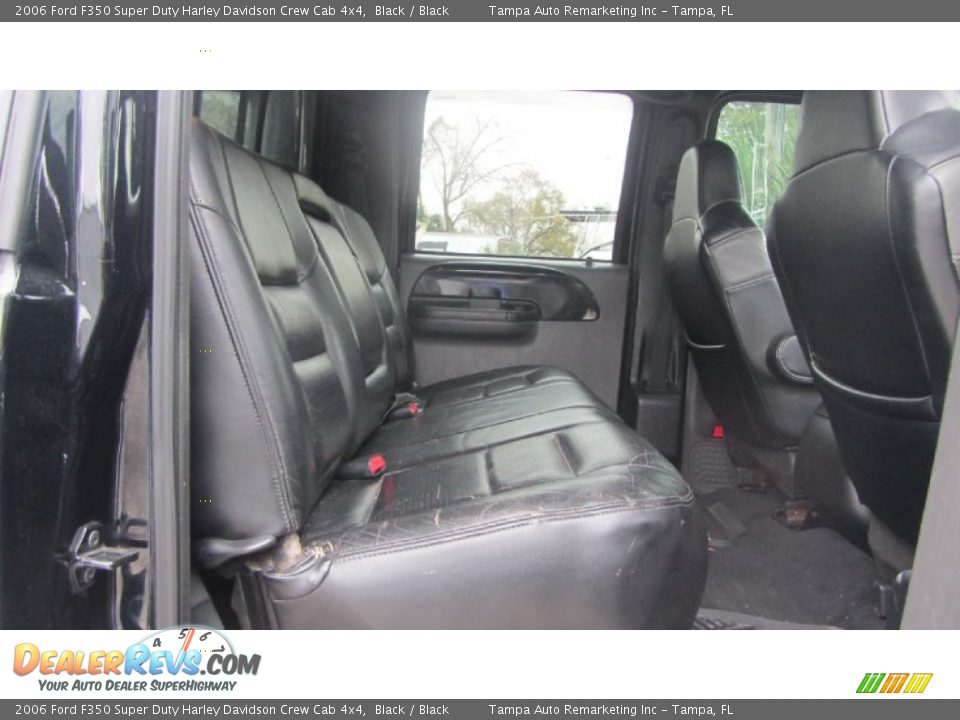 2006 Ford F350 Super Duty Harley Davidson Crew Cab 4x4 Black / Black Photo #25
