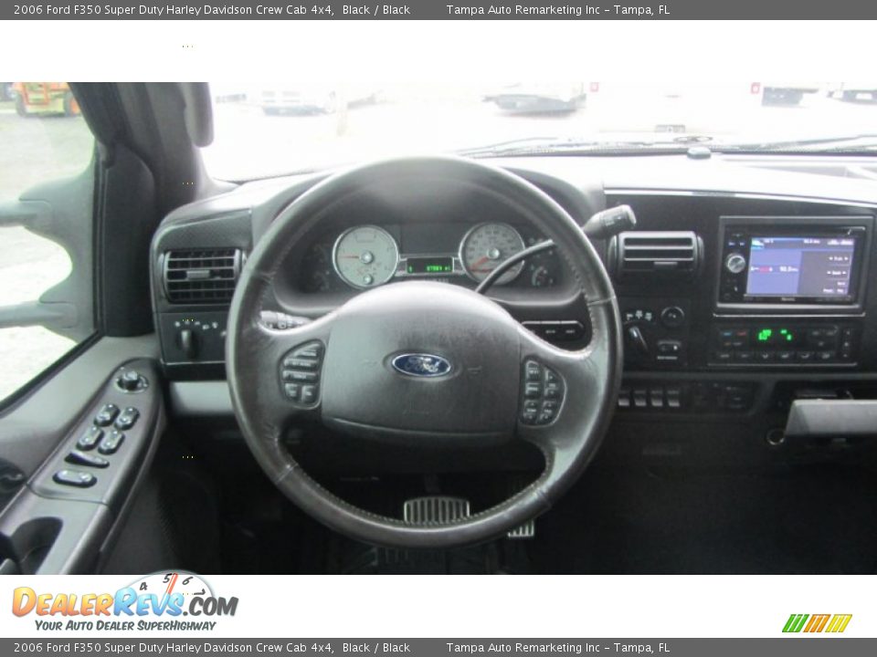 2006 Ford F350 Super Duty Harley Davidson Crew Cab 4x4 Black / Black Photo #28