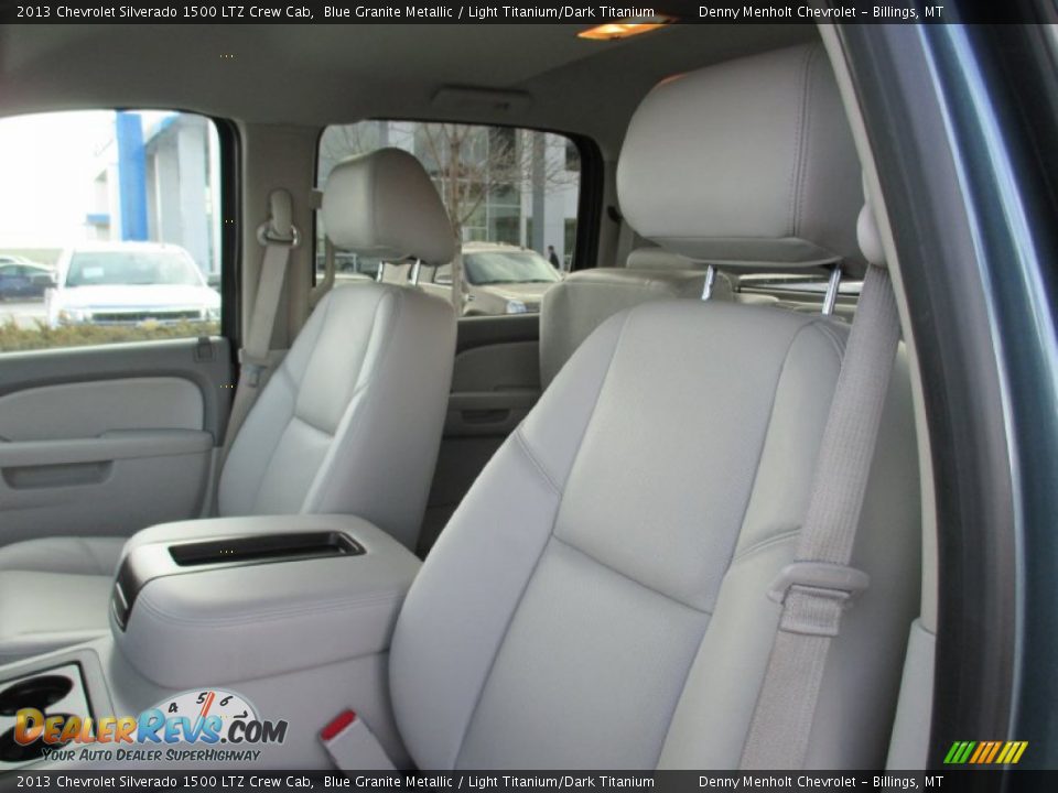 2013 Chevrolet Silverado 1500 LTZ Crew Cab Blue Granite Metallic / Light Titanium/Dark Titanium Photo #11