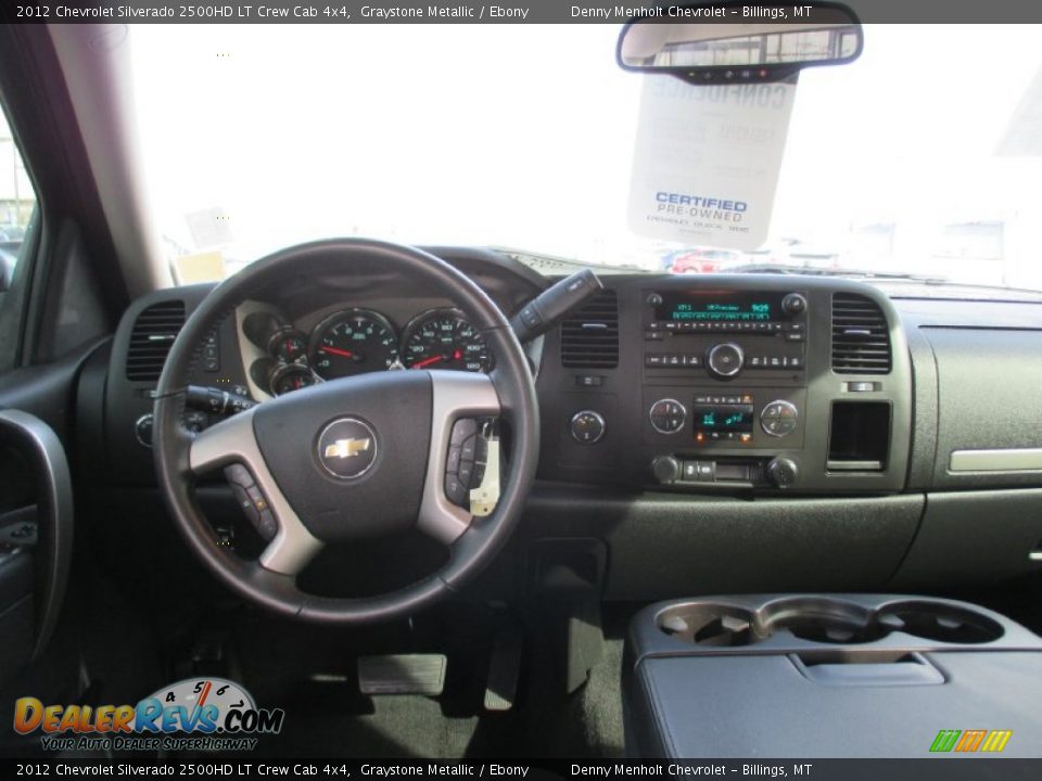 2012 Chevrolet Silverado 2500HD LT Crew Cab 4x4 Graystone Metallic / Ebony Photo #10