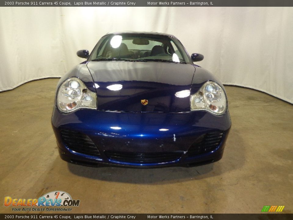 2003 Porsche 911 Carrera 4S Coupe Lapis Blue Metallic / Graphite Grey Photo #2