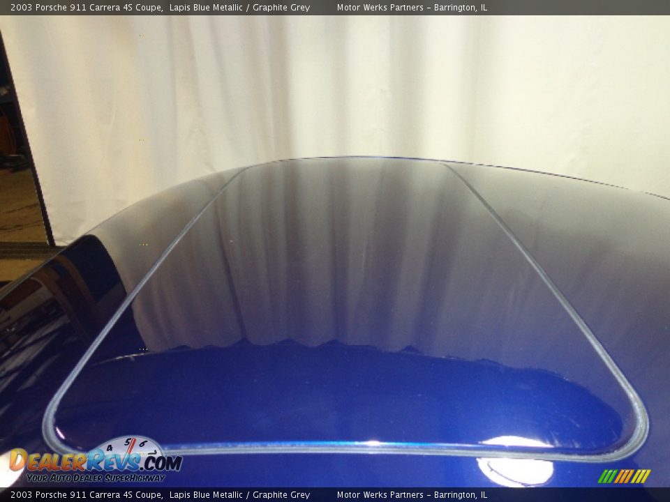 2003 Porsche 911 Carrera 4S Coupe Lapis Blue Metallic / Graphite Grey Photo #5