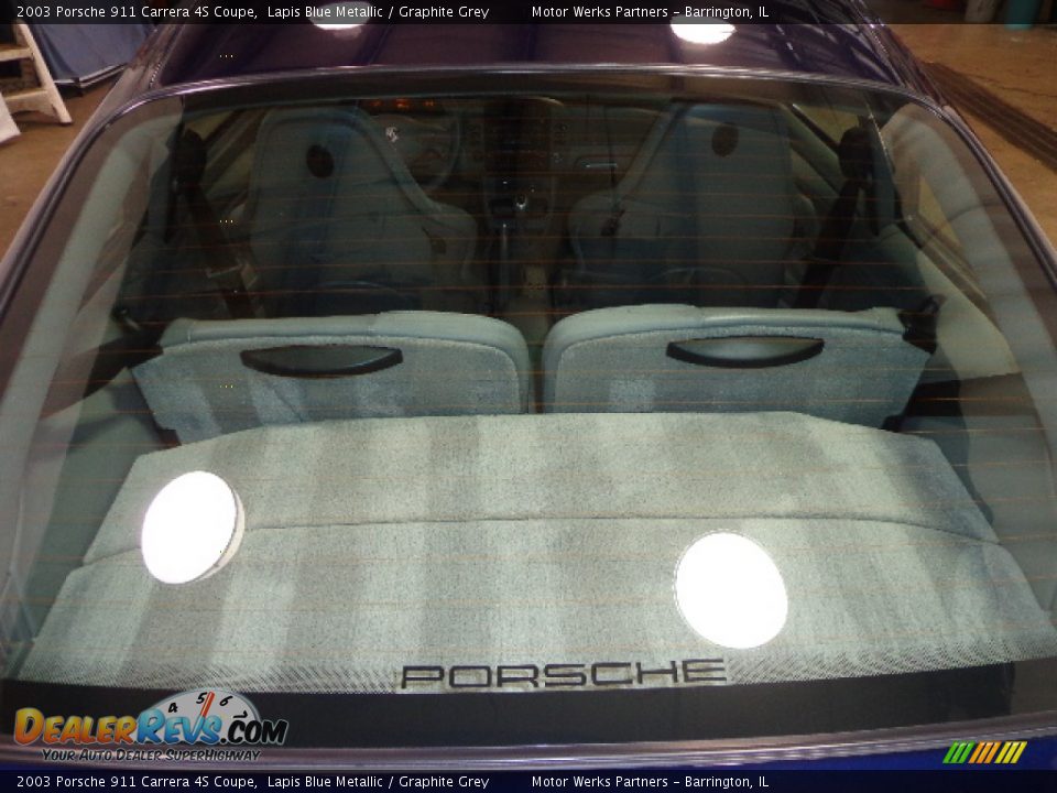 2003 Porsche 911 Carrera 4S Coupe Lapis Blue Metallic / Graphite Grey Photo #6
