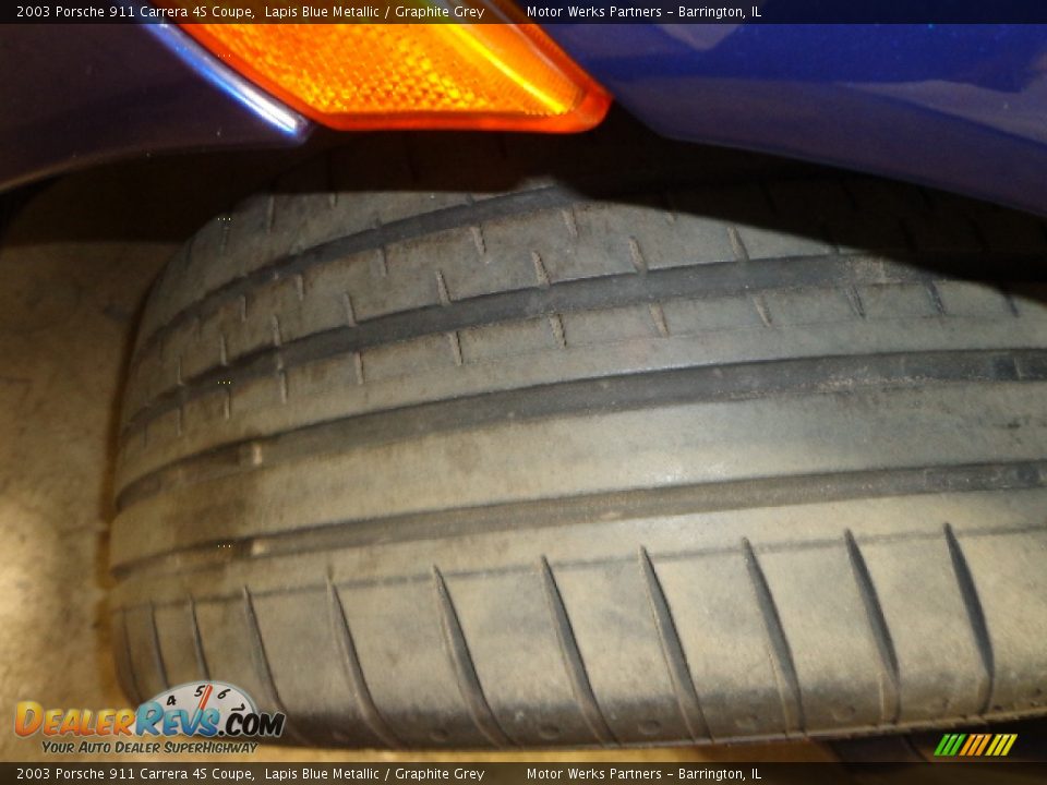 2003 Porsche 911 Carrera 4S Coupe Lapis Blue Metallic / Graphite Grey Photo #7