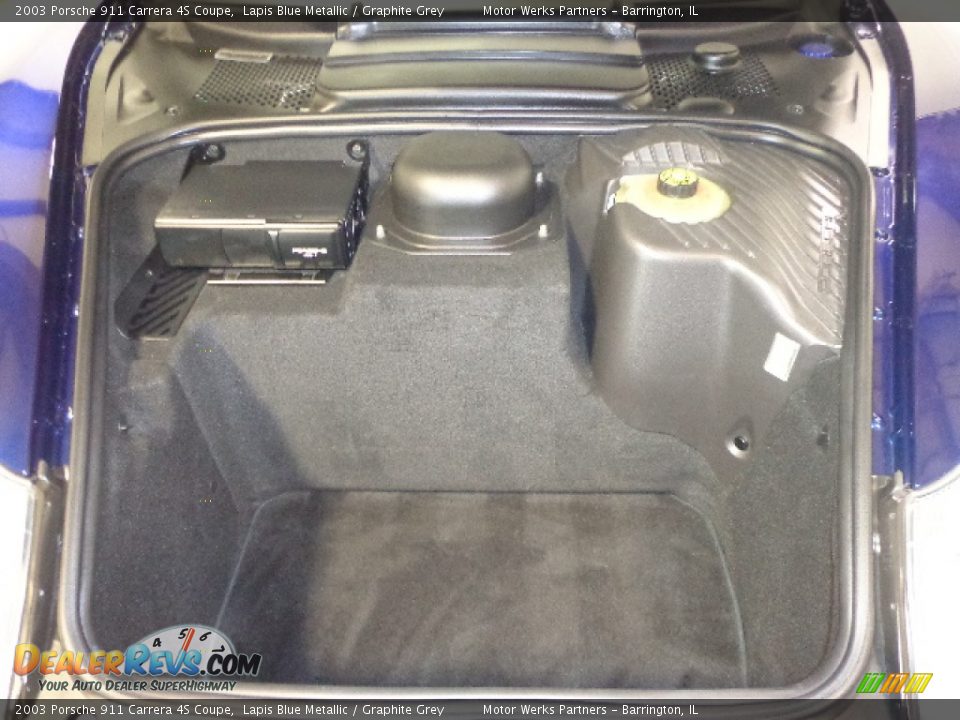 2003 Porsche 911 Carrera 4S Coupe Lapis Blue Metallic / Graphite Grey Photo #13