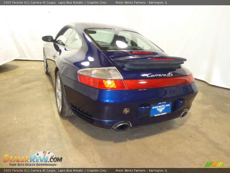2003 Porsche 911 Carrera 4S Coupe Lapis Blue Metallic / Graphite Grey Photo #19