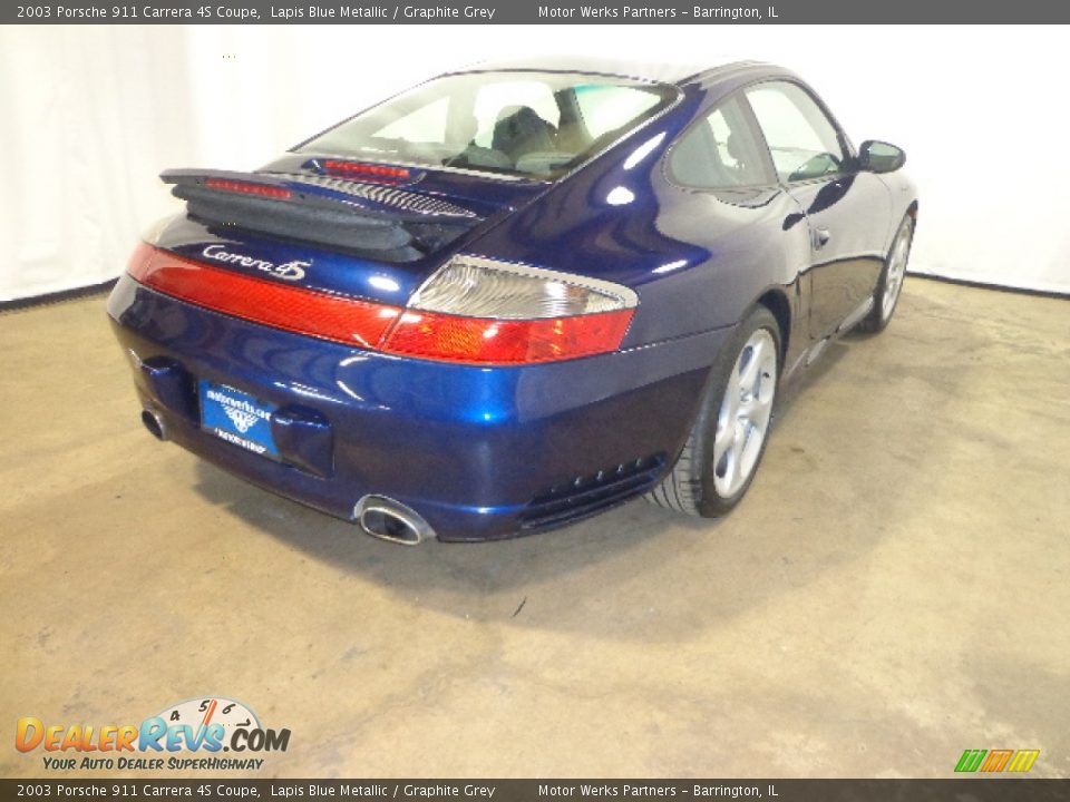 2003 Porsche 911 Carrera 4S Coupe Lapis Blue Metallic / Graphite Grey Photo #21