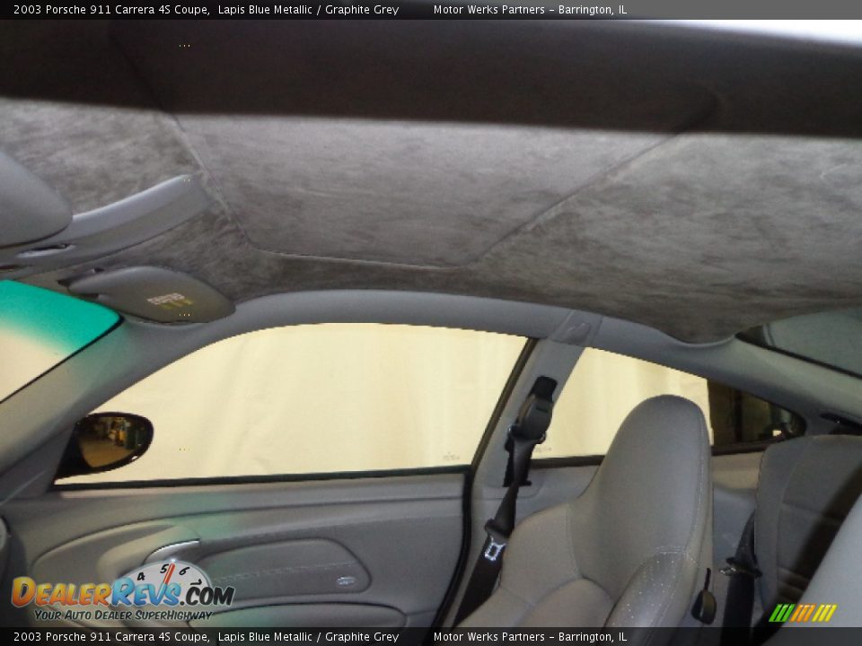 2003 Porsche 911 Carrera 4S Coupe Lapis Blue Metallic / Graphite Grey Photo #27