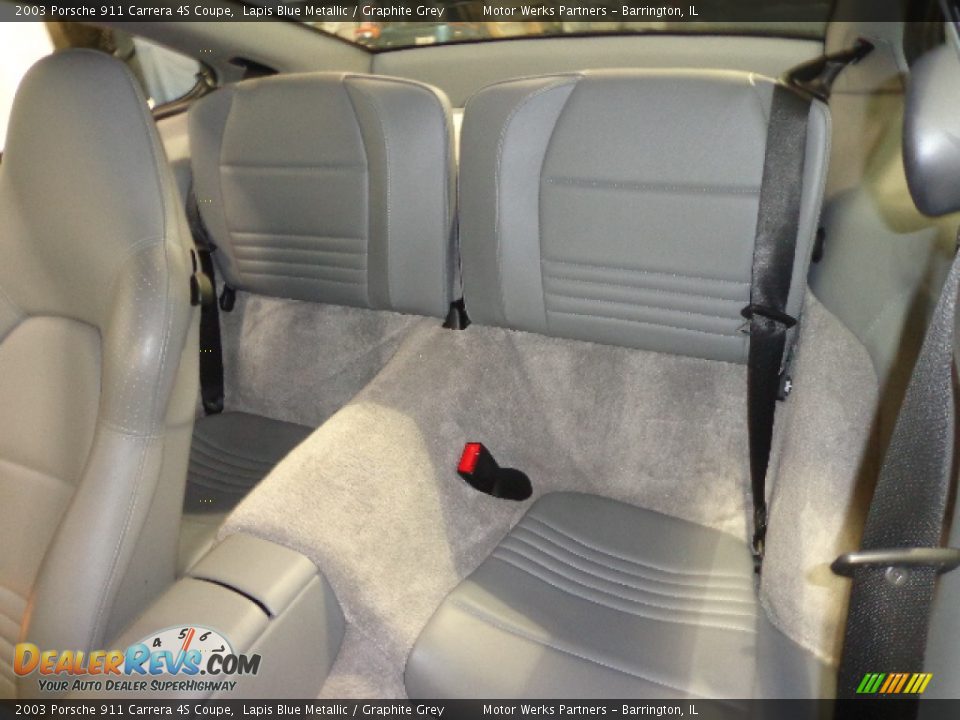 2003 Porsche 911 Carrera 4S Coupe Lapis Blue Metallic / Graphite Grey Photo #31