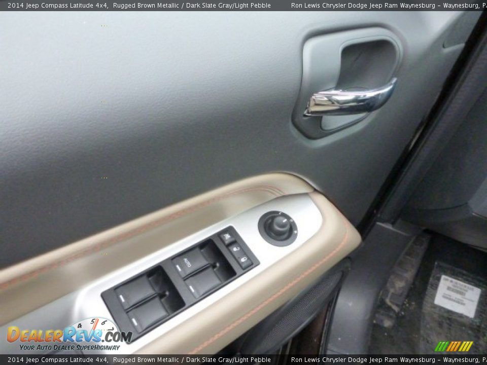 2014 Jeep Compass Latitude 4x4 Rugged Brown Metallic / Dark Slate Gray/Light Pebble Photo #15