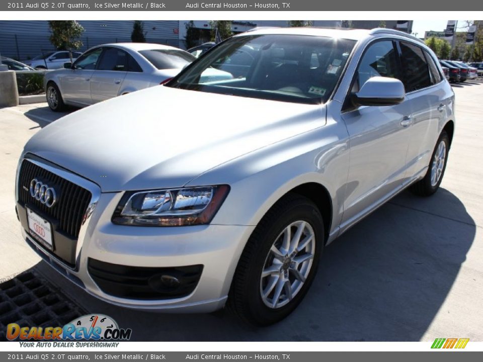 2011 Audi Q5 2.0T quattro Ice Silver Metallic / Black Photo #3
