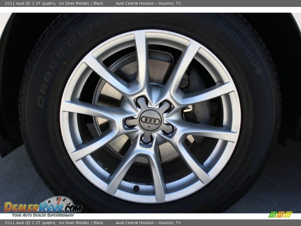 2011 Audi Q5 2.0T quattro Ice Silver Metallic / Black Photo #4