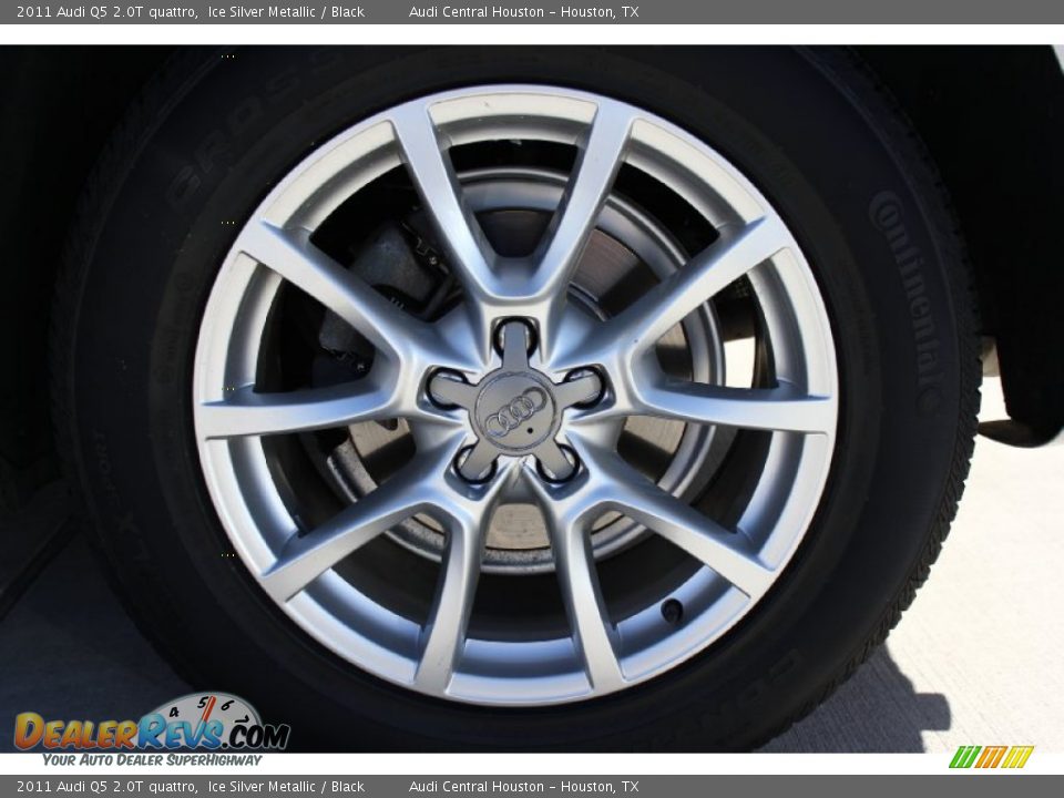 2011 Audi Q5 2.0T quattro Ice Silver Metallic / Black Photo #5