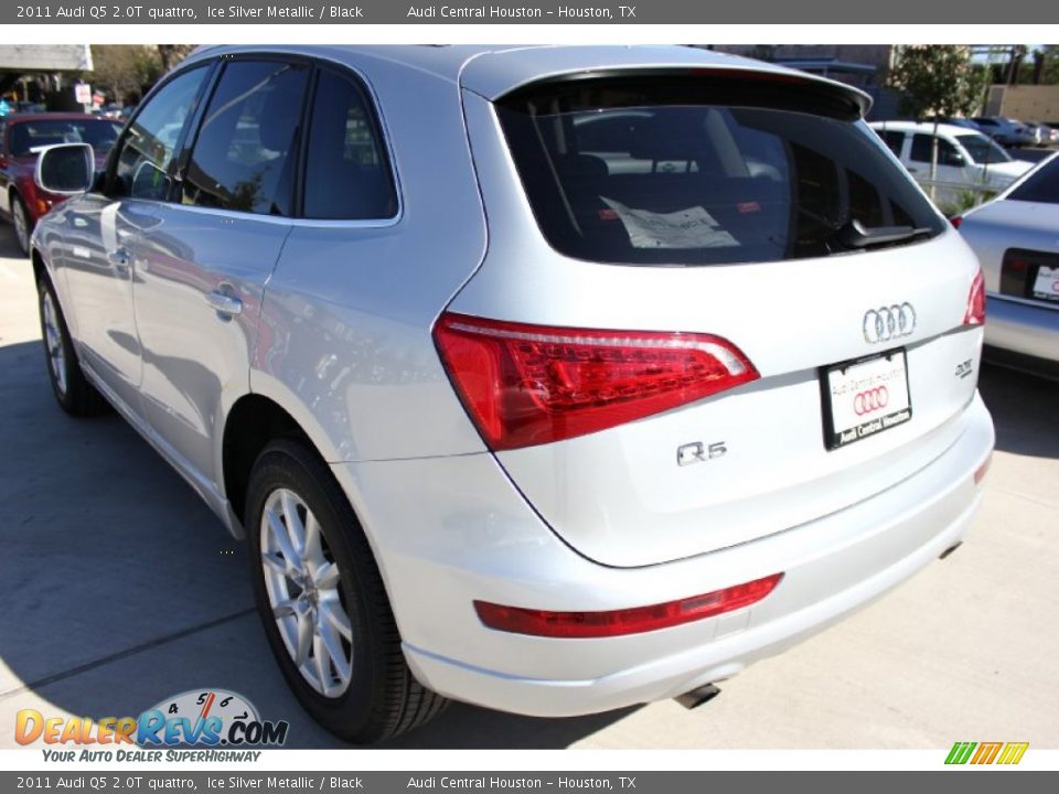 2011 Audi Q5 2.0T quattro Ice Silver Metallic / Black Photo #7