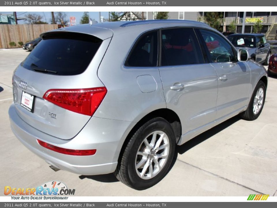2011 Audi Q5 2.0T quattro Ice Silver Metallic / Black Photo #9