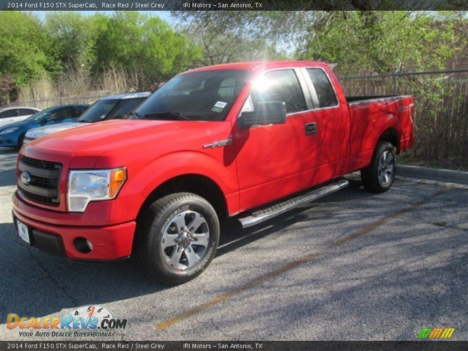 2014 Ford F150 STX SuperCab Race Red / Steel Grey Photo #1