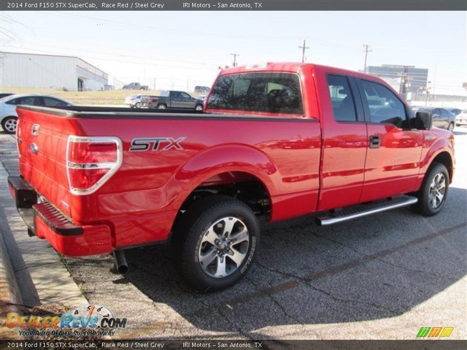 2014 Ford F150 STX SuperCab Race Red / Steel Grey Photo #4