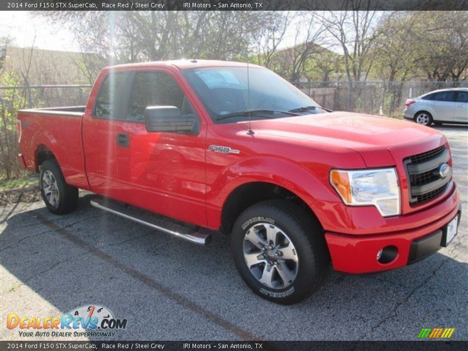 2014 Ford F150 STX SuperCab Race Red / Steel Grey Photo #5