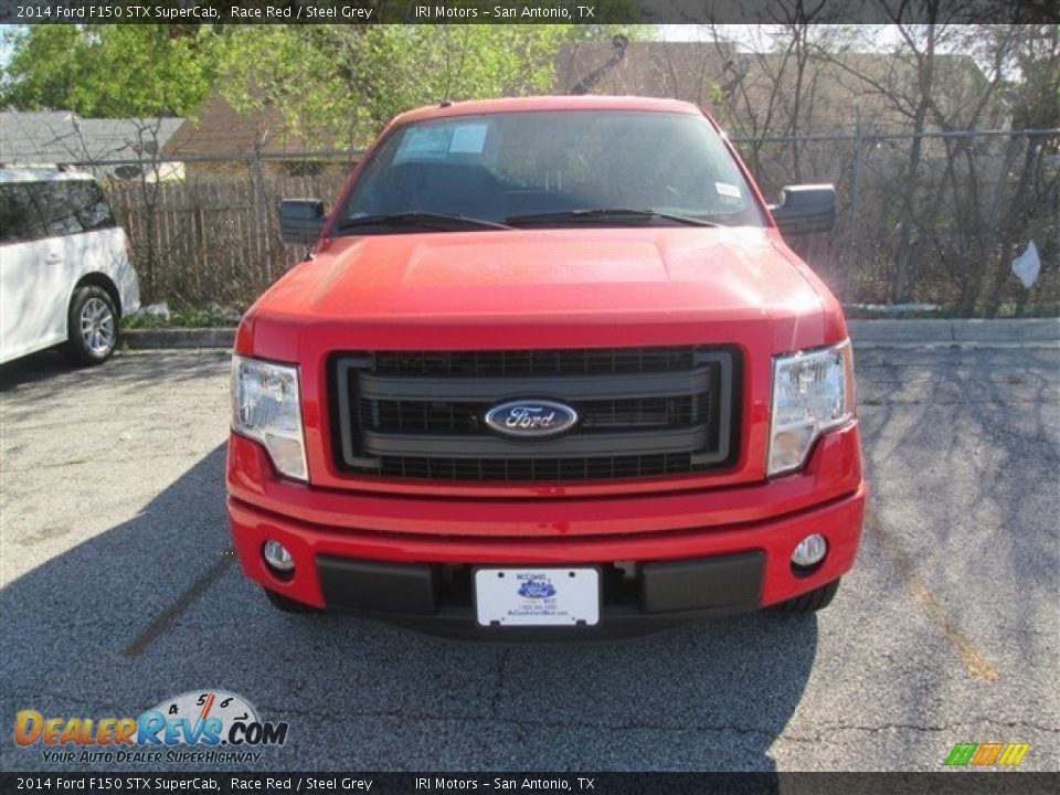 2014 Ford F150 STX SuperCab Race Red / Steel Grey Photo #6