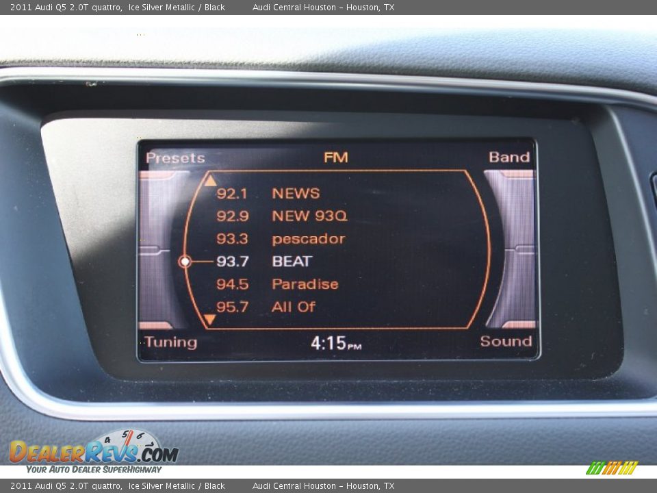 2011 Audi Q5 2.0T quattro Ice Silver Metallic / Black Photo #20