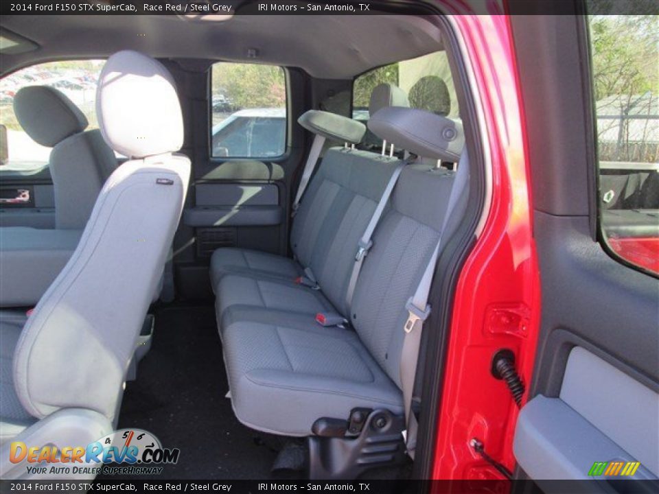 2014 Ford F150 STX SuperCab Race Red / Steel Grey Photo #8