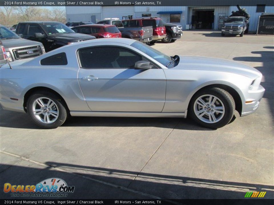 2014 Ford Mustang V6 Coupe Ingot Silver / Charcoal Black Photo #5