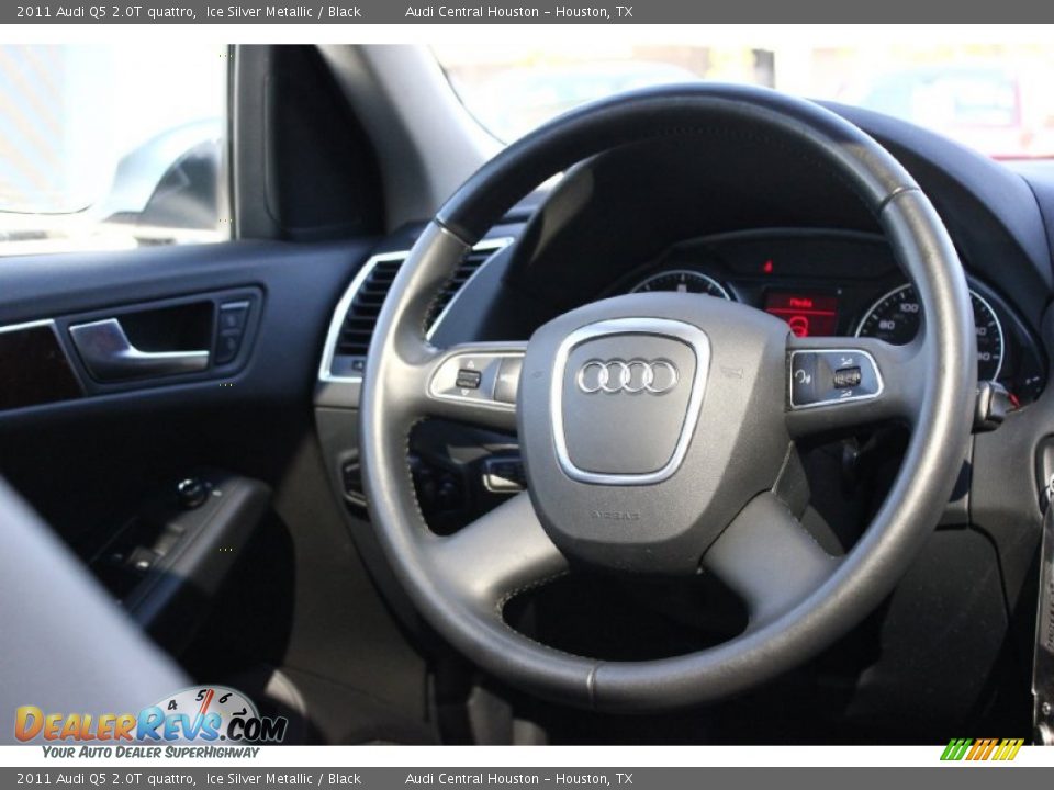2011 Audi Q5 2.0T quattro Ice Silver Metallic / Black Photo #34