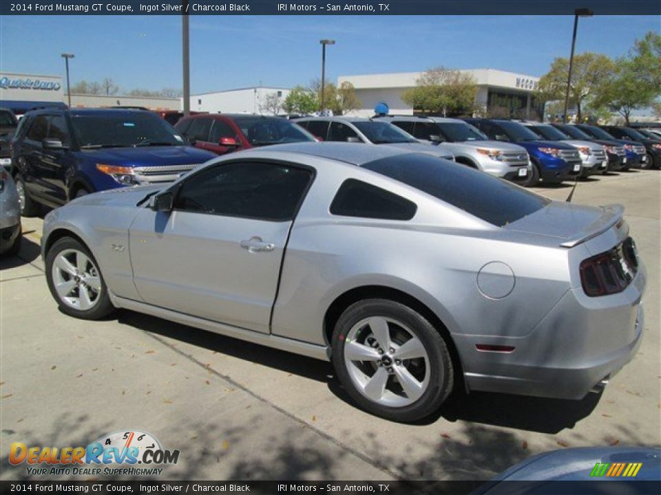2014 Ford Mustang GT Coupe Ingot Silver / Charcoal Black Photo #4