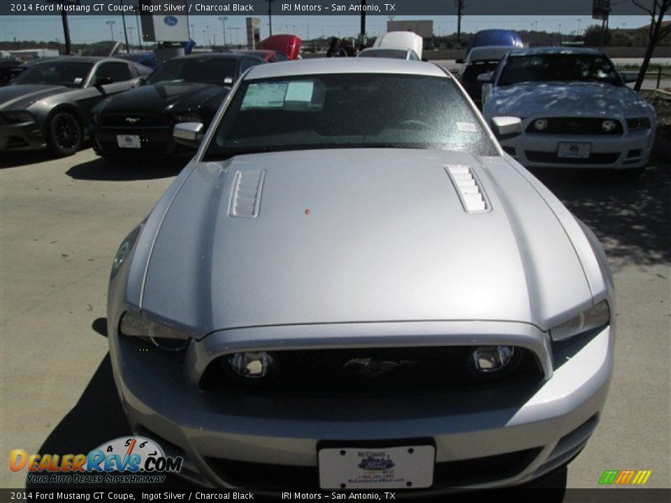 2014 Ford Mustang GT Coupe Ingot Silver / Charcoal Black Photo #8