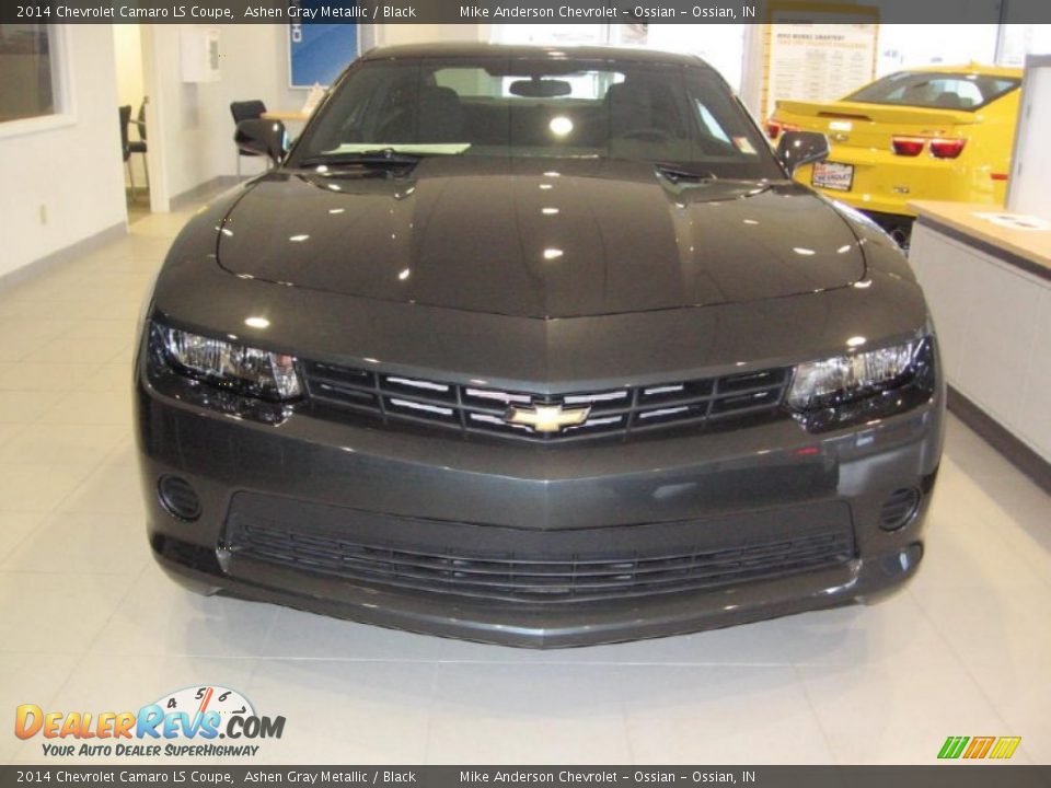 2014 Chevrolet Camaro LS Coupe Ashen Gray Metallic / Black Photo #2