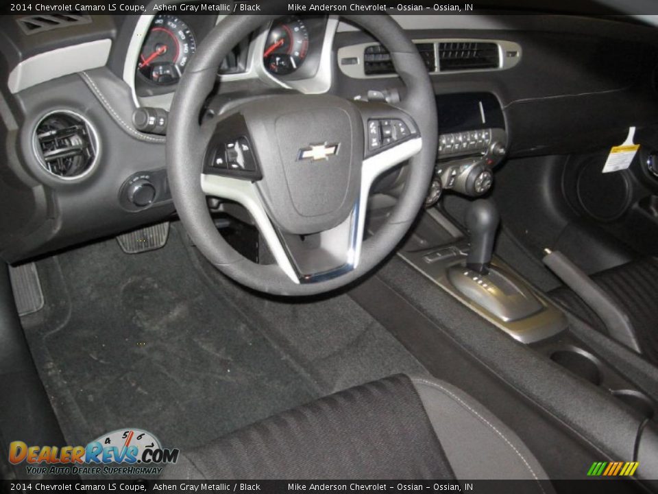 2014 Chevrolet Camaro LS Coupe Ashen Gray Metallic / Black Photo #6