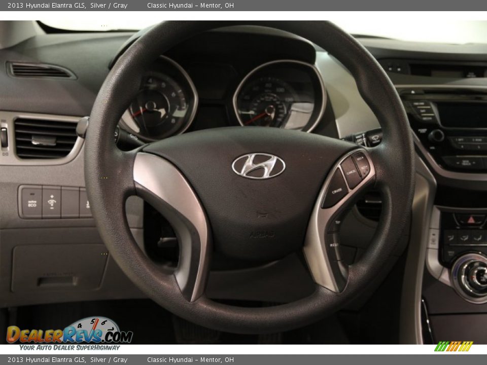2013 Hyundai Elantra GLS Silver / Gray Photo #6