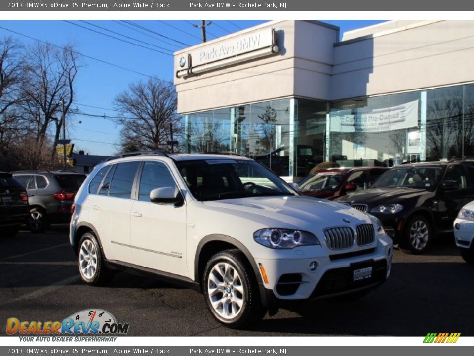 2013 BMW X5 xDrive 35i Premium Alpine White / Black Photo #1