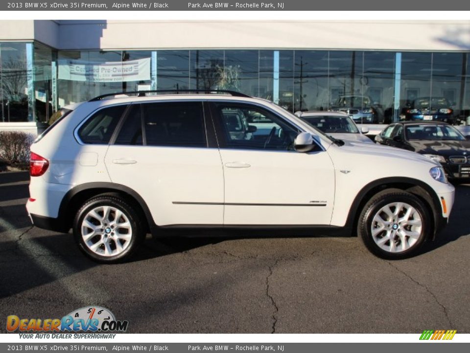 2013 BMW X5 xDrive 35i Premium Alpine White / Black Photo #2