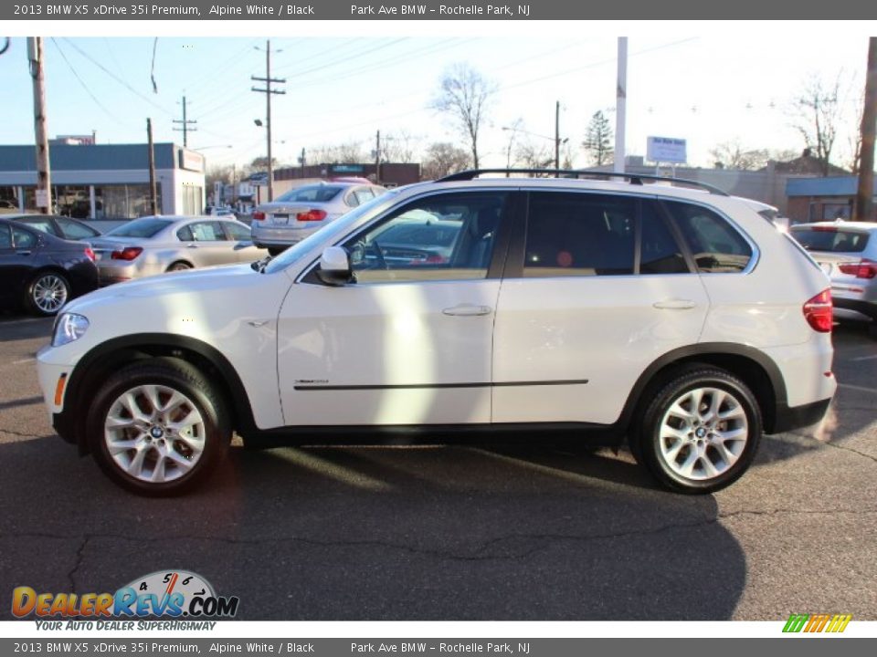 2013 BMW X5 xDrive 35i Premium Alpine White / Black Photo #6