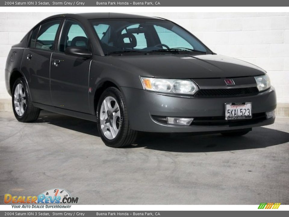 2004 Saturn ION 3 Sedan Storm Grey / Grey Photo #1