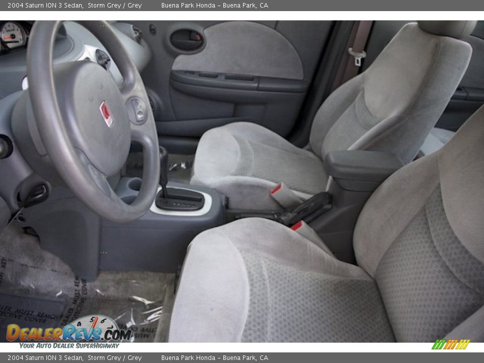 2004 Saturn ION 3 Sedan Storm Grey / Grey Photo #3