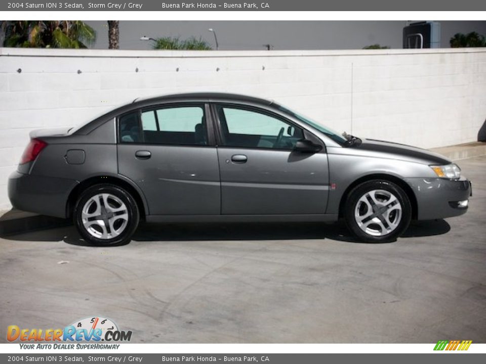 2004 Saturn ION 3 Sedan Storm Grey / Grey Photo #9